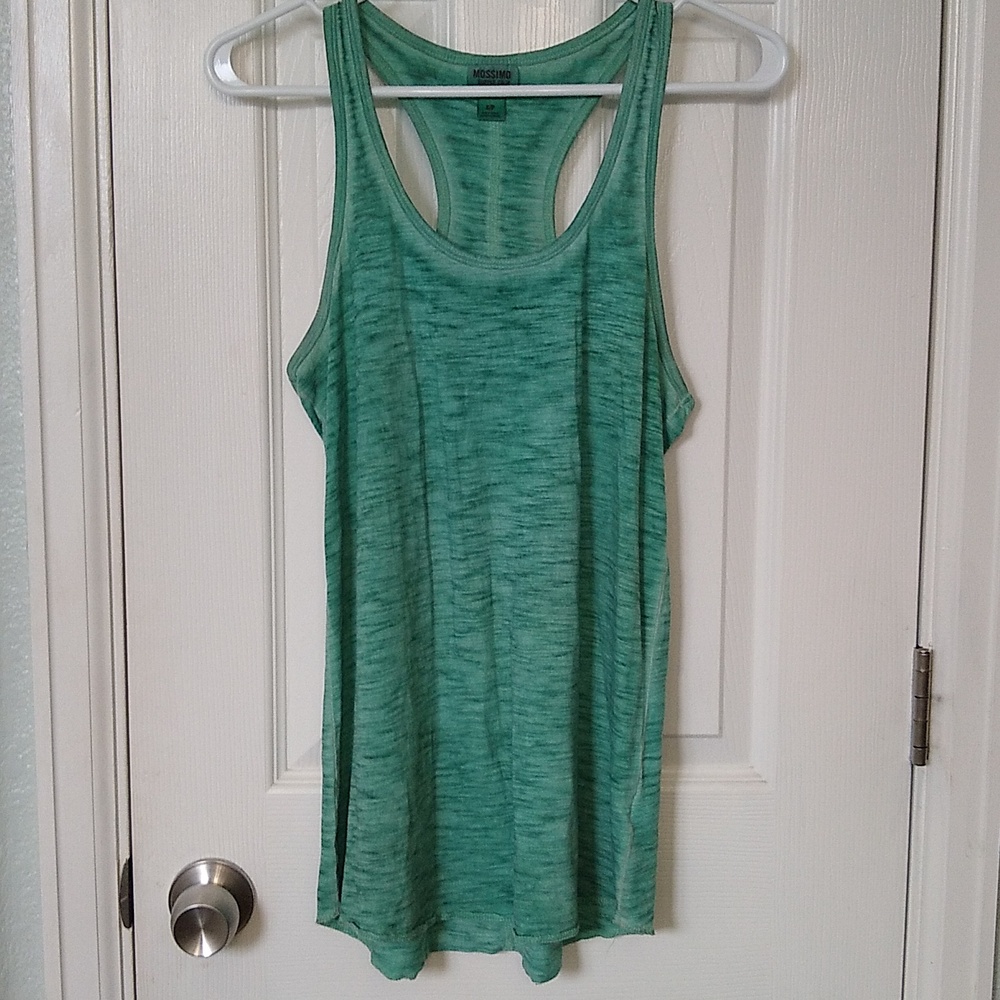 Mossimo Heathered Green Racerback Tank